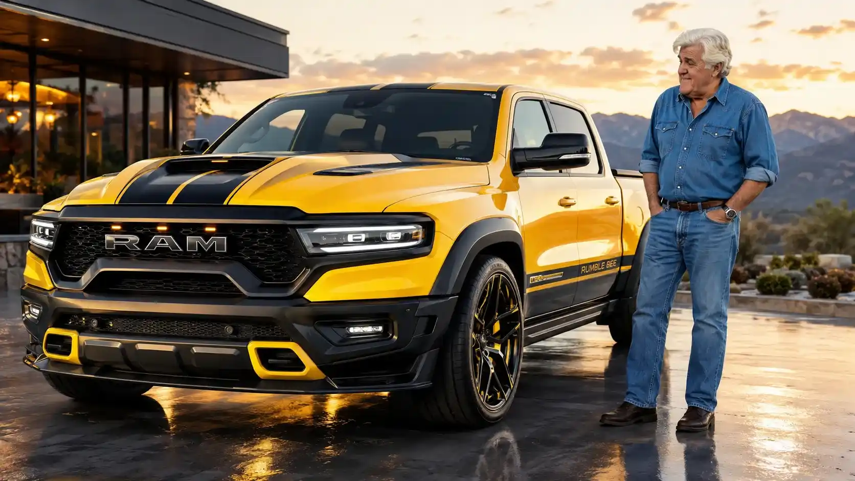 Jay Leno prueba la 2027 Ram Rumble Bee