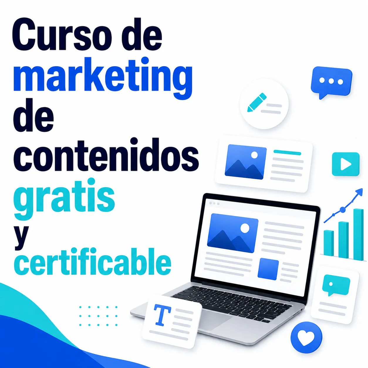 Curso de marketing de contenidos gratis y certificable