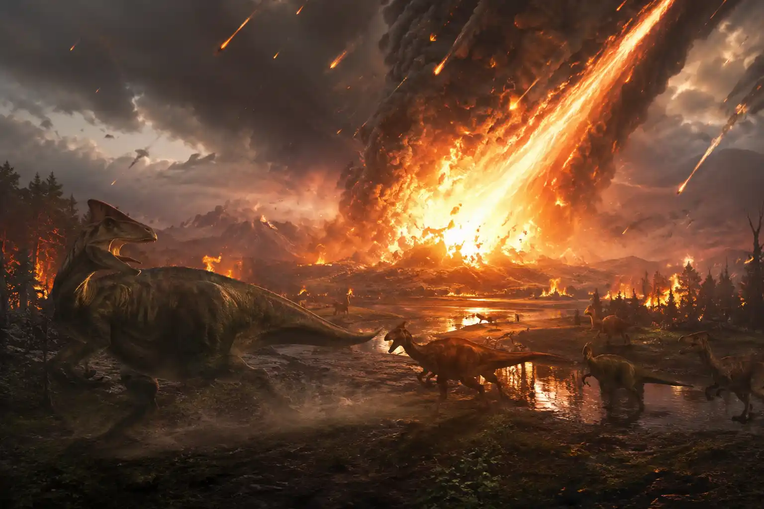 Descubren por qué el impacto que extinguió a los dinosaurios 1