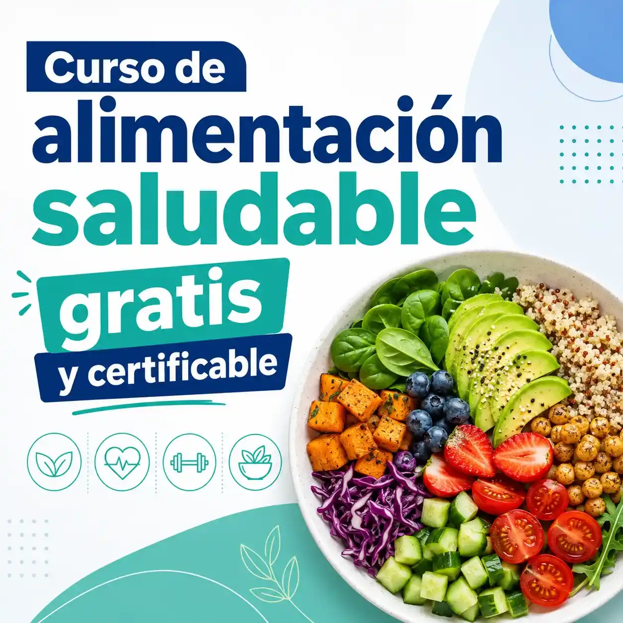Curso de alimentación saludable gratis y certificable