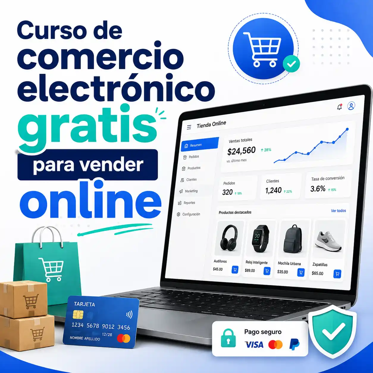 Curso de comercio electrónico gratis para vender online 1