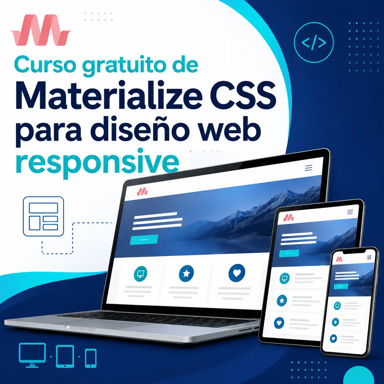 Curso gratuito de Materialize CSS para diseño web responsive 1