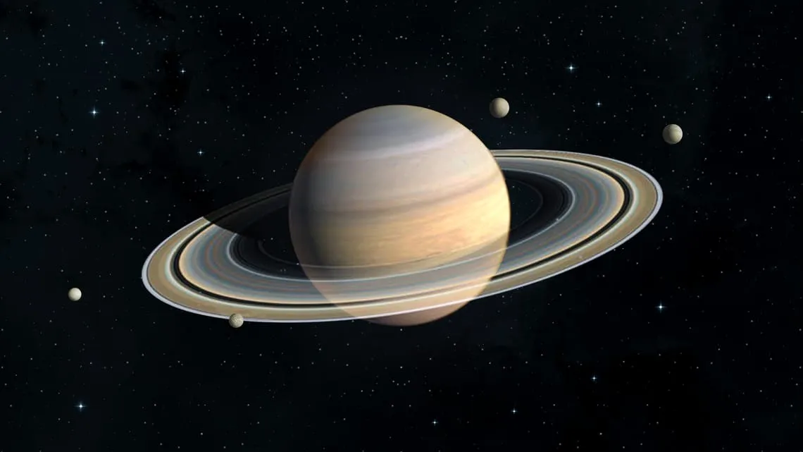 Hubble descubre un gigantesco decágono en Saturno una misteriosa figura de 10 lados apareció en su polo sur convertido de jpg