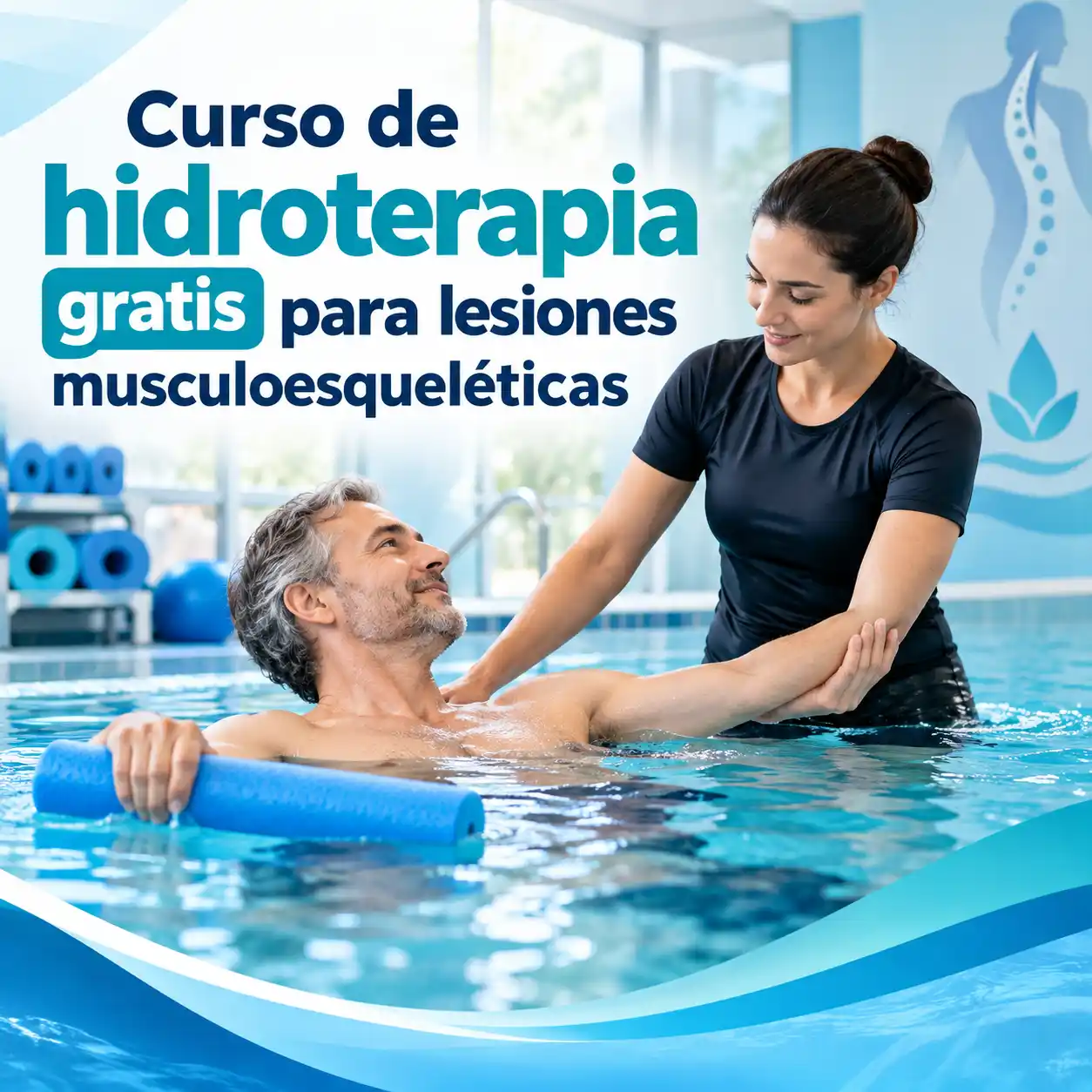 Curso de hidroterapia gratis para lesiones musculoesqueléticas