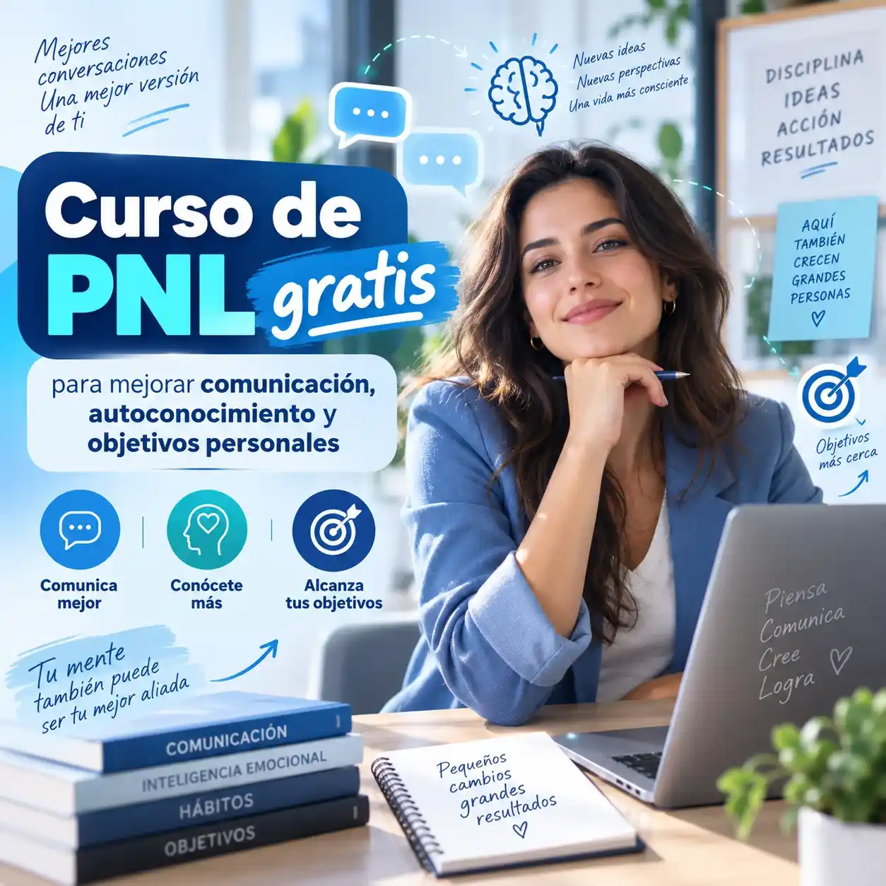 Curso de PNL gratis para mejorar comunicación autoconocimiento y objetivos personales